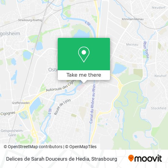 Delices de Sarah Douceurs de Hedia map