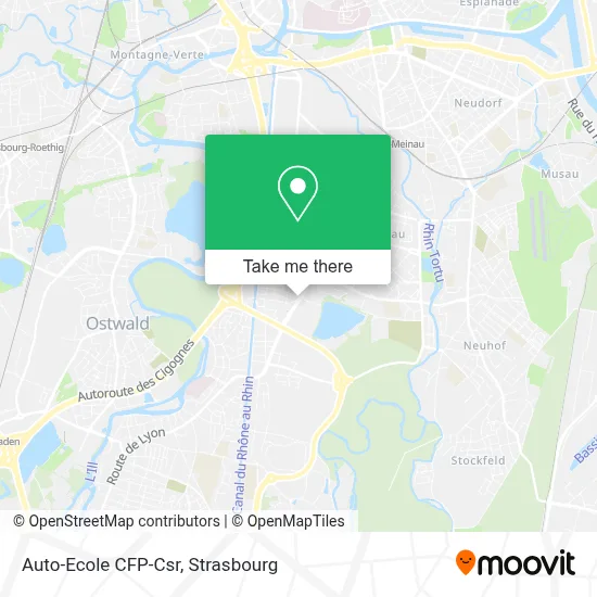 Auto-Ecole CFP-Csr map