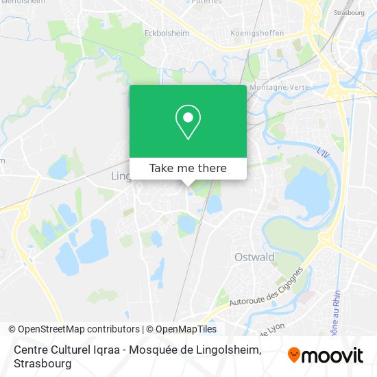 Centre Culturel Iqraa - Mosquée de Lingolsheim map