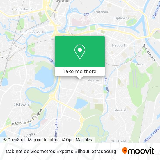 Cabinet de Geometres Experts Bilhaut map