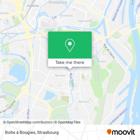 Boîte à Bougies map