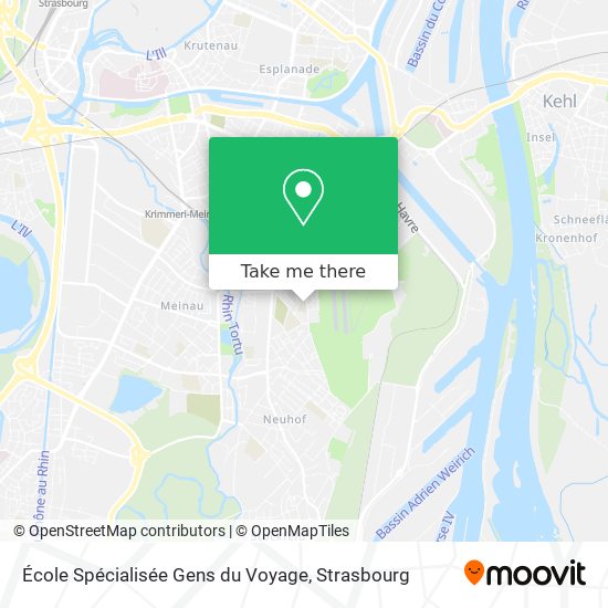 École Spécialisée Gens du Voyage map