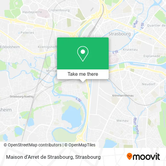 Maison d'Arret de Strasbourg map