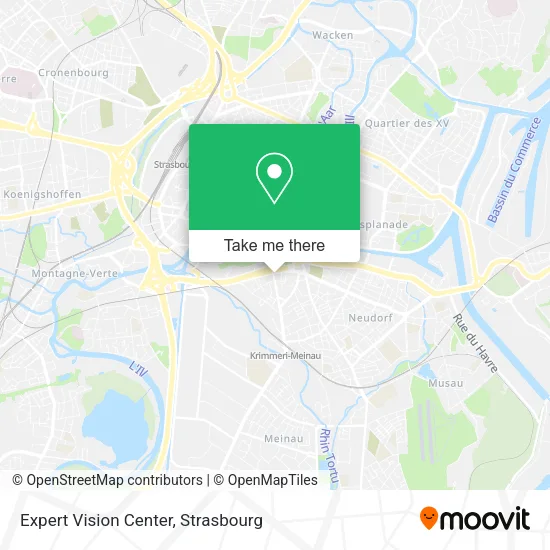 Expert Vision Center map