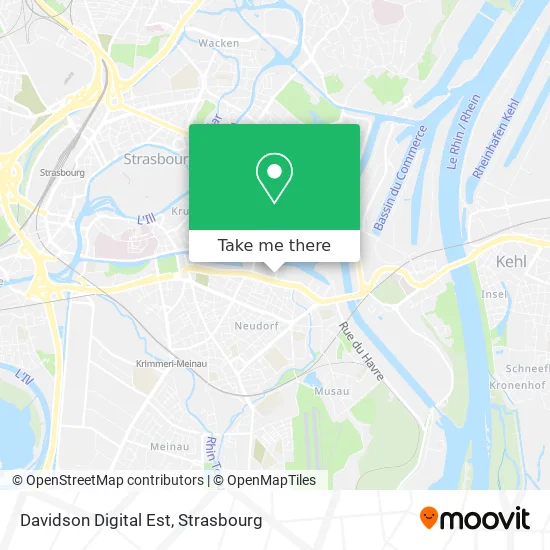 Davidson Digital Est map