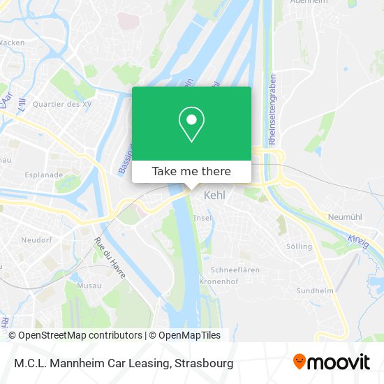 Mapa M.C.L. Mannheim Car Leasing