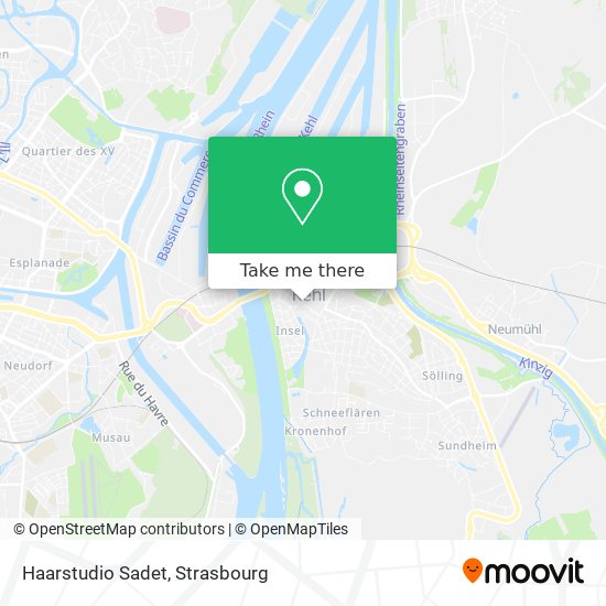 Haarstudio Sadet map