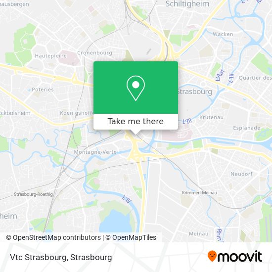 Vtc Strasbourg map