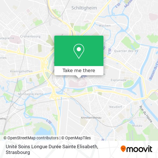 Unité Soins Longue Durée Sainte Elisabeth map