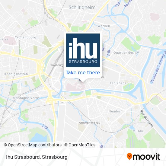 Ihu Strasbourd map