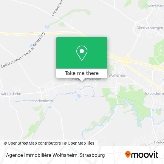 Mapa Agence Immobilière Wolfisheim