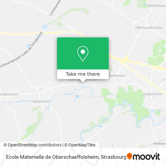 École Maternelle de Oberschaeffolsheim map