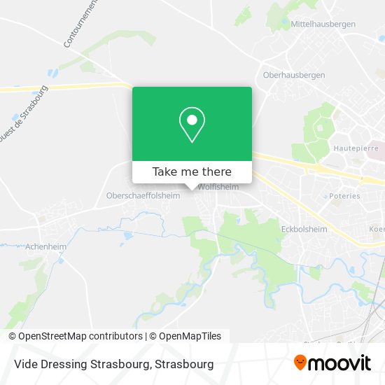Vide Dressing Strasbourg map