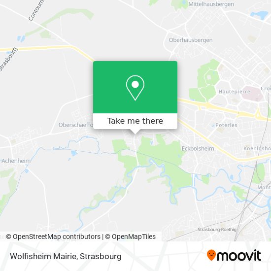 Wolfisheim Mairie map