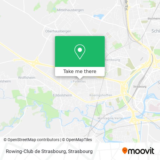 Rowing-Club de Strasbourg map