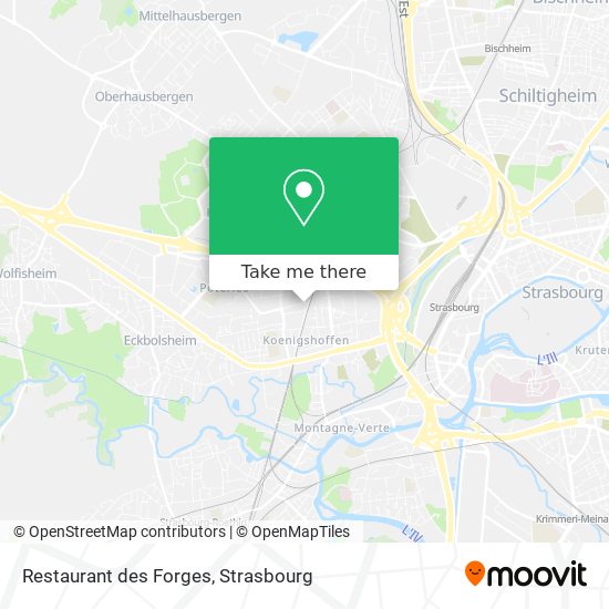 Restaurant des Forges map