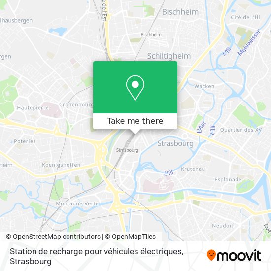 Station de recharge pour véhicules électriques map