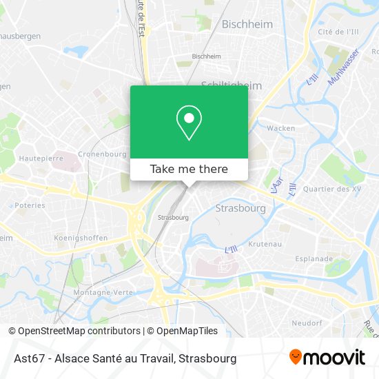 Mapa Ast67 - Alsace Santé au Travail