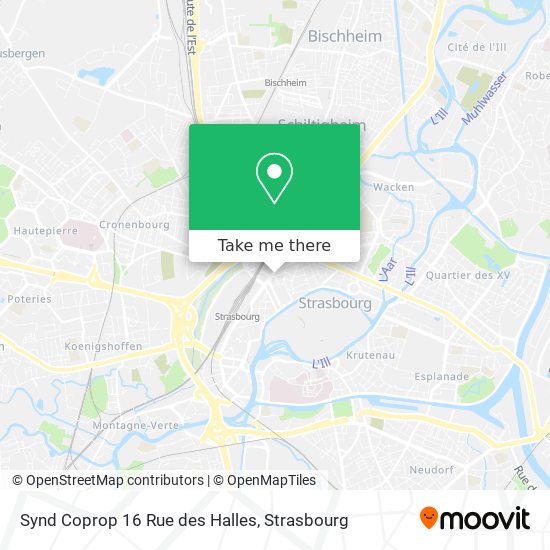 Synd Coprop 16 Rue des Halles map