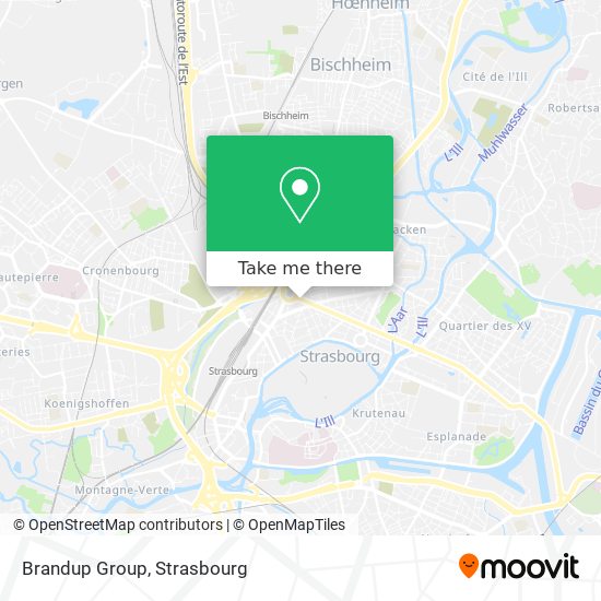 Brandup Group map