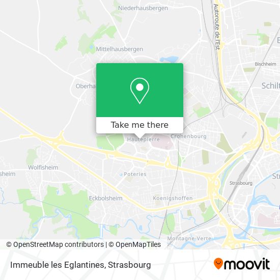 Immeuble les Eglantines map