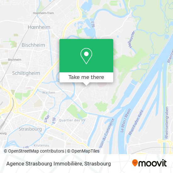 Agence Strasbourg Immobilière map