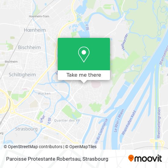 Paroisse Protestante Robertsau map