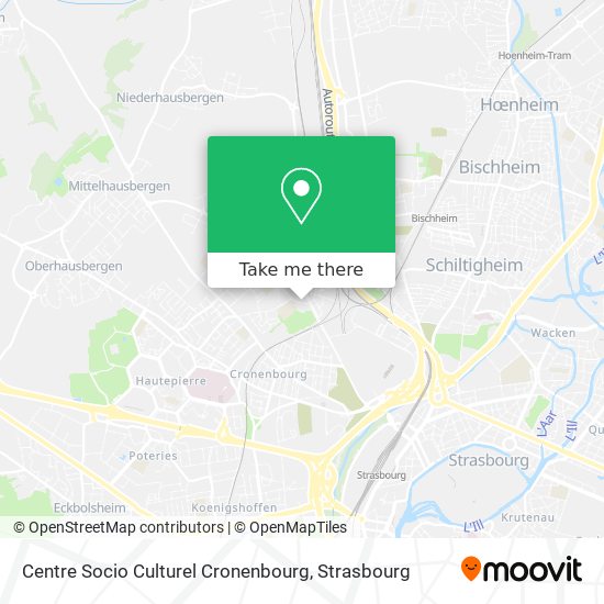 Centre Socio Culturel Cronenbourg map