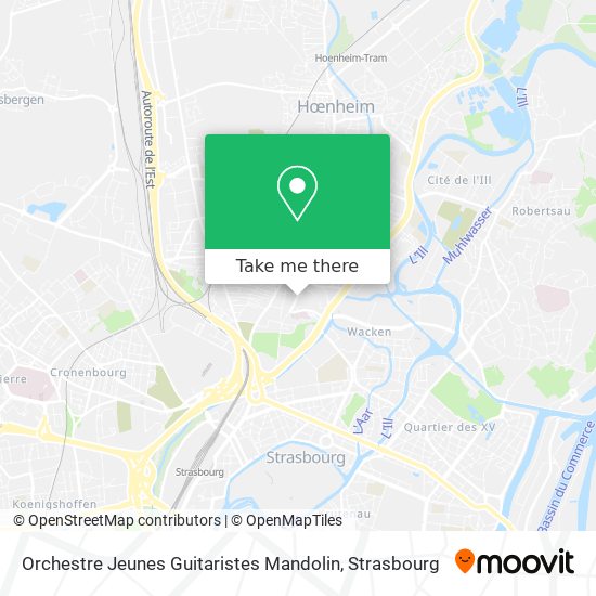 Orchestre Jeunes Guitaristes Mandolin map