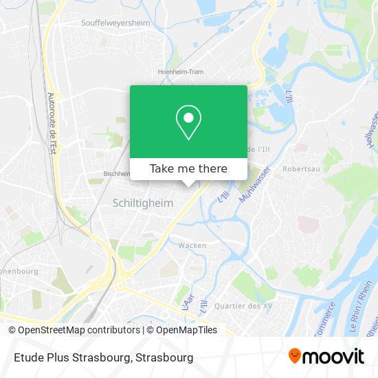 Mapa Etude Plus Strasbourg