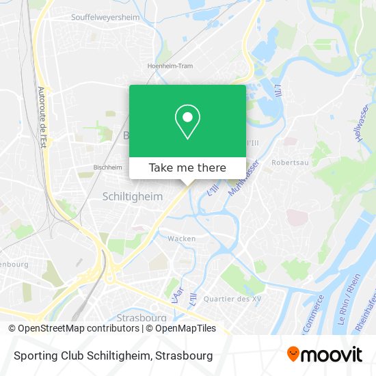 Sporting Club Schiltigheim map