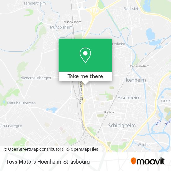 Toys Motors Hoenheim map