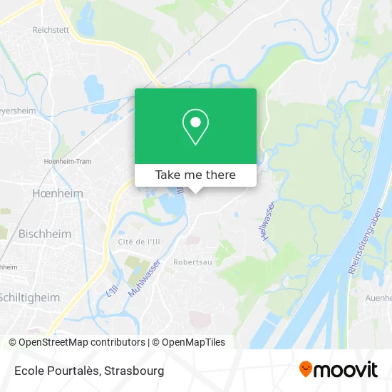 Ecole Pourtalès map