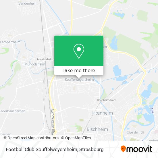 Football Club Souffelweyersheim map