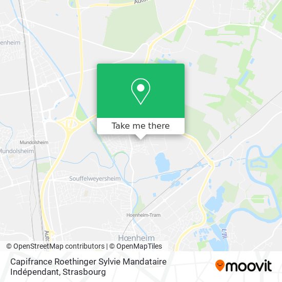 Capifrance Roethinger Sylvie Mandataire Indépendant map