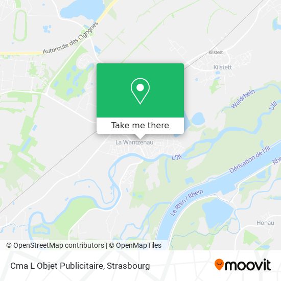 Cma L Objet Publicitaire map
