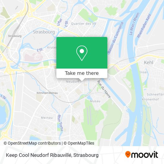 Keep Cool Neudorf Ribauvillé map