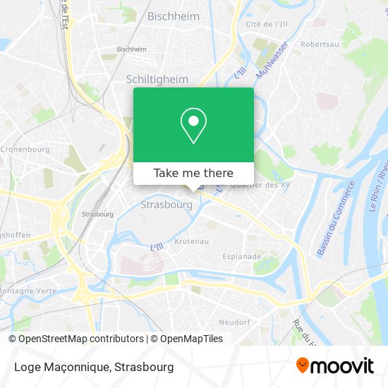 Loge Maçonnique map