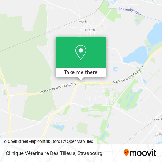 Clinique Vétérinaire Des Tilleuls map