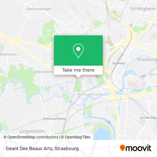 Géant Des Beaux Arts map