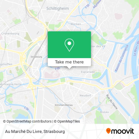 Au Marché Du Livre map