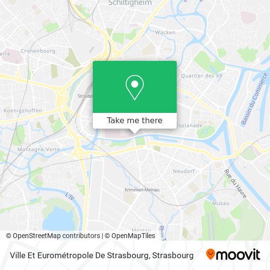 Ville Et Eurométropole De Strasbourg map