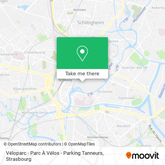 Mapa Véloparc - Parc À Vélos - Parking Tanneurs