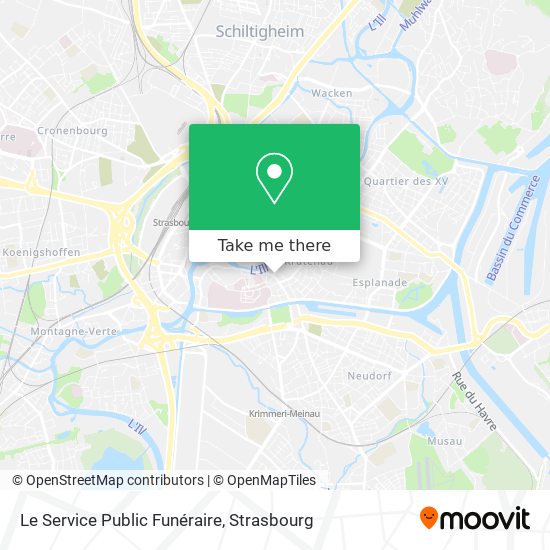 Le Service Public Funéraire map