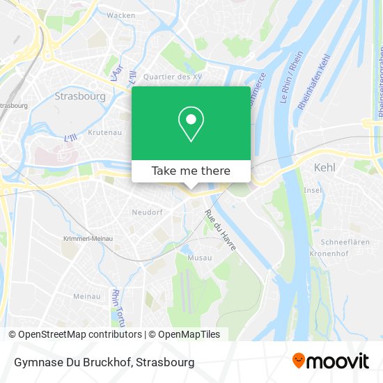 Gymnase Du Bruckhof map