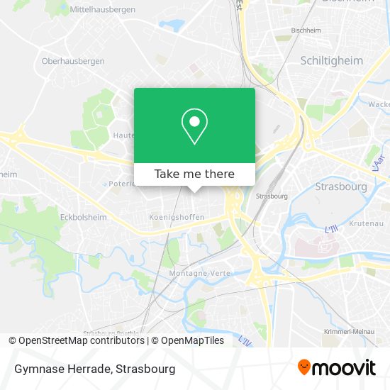 Gymnase Herrade map