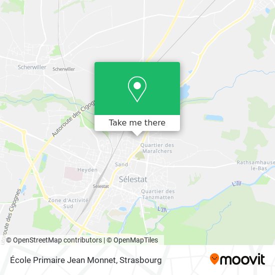 École Primaire Jean Monnet map