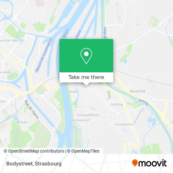 Bodystreet map