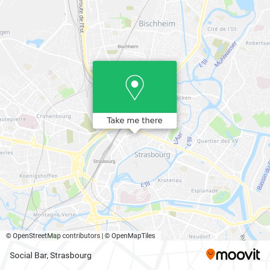 Social Bar map