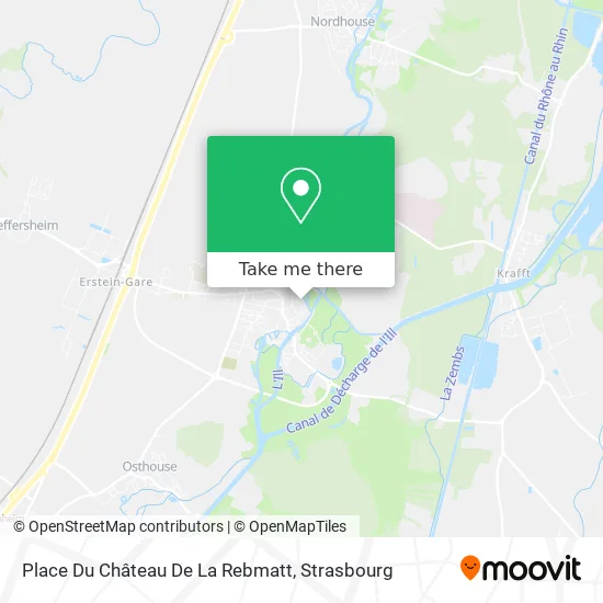 Place Du Château De La Rebmatt map